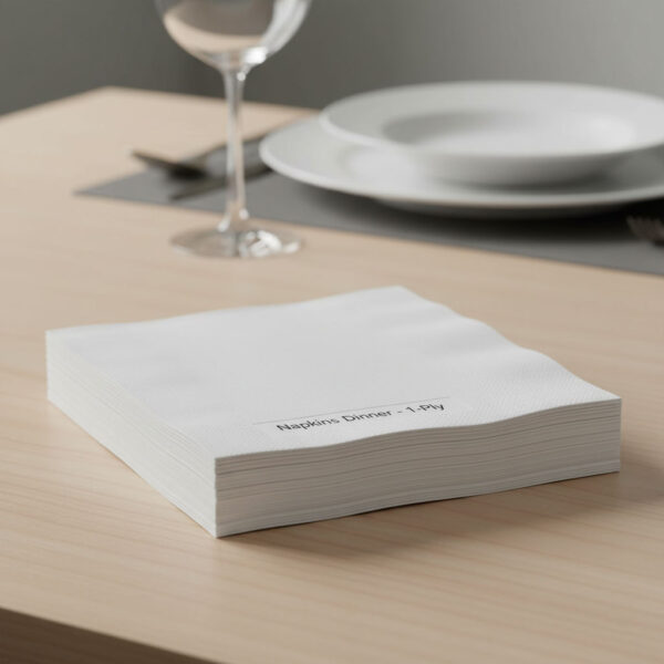 Napkins Dinner 1-Ply, 3,000/case