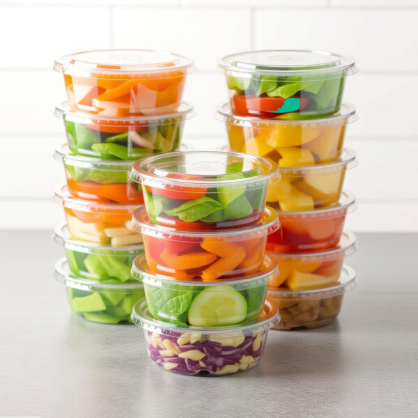 Deli Containers + Lids, 20 oz (Combo Packs, 240/case)